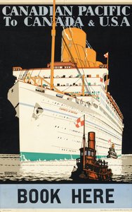 إعلان ملصق "Canadian Pacific"