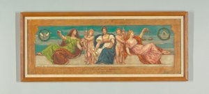 The Common Law، Study for Left Panel of "The Reign of Law،" Frieze for Appellate Court، New York بواسطة كينيون كوكس