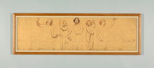 The Common Law، Study for Left Panel of "The Reign of Law،" Frieze for Appellate Court، New York بواسطة كينيون كوكس