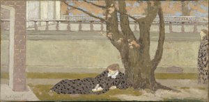 الشرفة ، حوالي 1892.