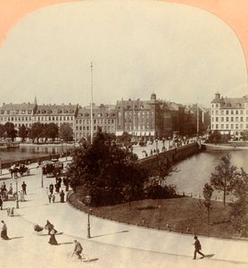 جسر الملكة لويز ، كوبنهاغن ، الدنمارك ، 1901.