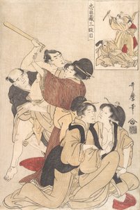 أرشيف القانون الثالث ، كاليفورنيا. 1800. بواسطة كيتاجاوا أوتامارو