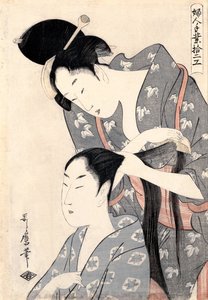 مصفف الشعر Kamiyui ، ج .1798 بواسطة كيتاجاوا أوتامارو
