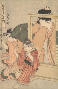 كيوميزو كوماتشي ، 1790. بواسطة كيتاجاوا أوتامارو