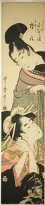 Komurasaki من Miuraya و Shirai Gompachi بواسطة كيتاجاوا أوتامارو
