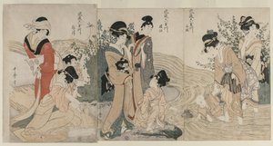 مقاطعات موساشي وأومي وياماشيرو وسيتسو من سلسلة الأنهار الجوهرة الست العصرية (Furyu Mu Tamagawa) بواسطة كيتاجاوا أوتامارو