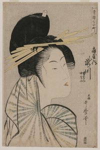 The Courtesan Takigawa of Ogiya ... ، 1797 or 1798. بواسطة كيتاجاوا أوتامارو