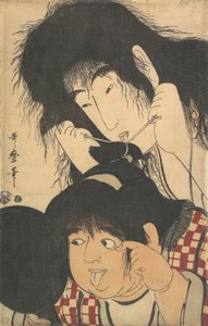 ياماوبا وكينتارو ، حوالي 1795. بواسطة كيتاجاوا أوتامارو