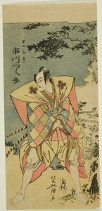 Ichikawa Monnosuke II بدور Haya no Kanpei في "Chushingura Nagori no Kura".