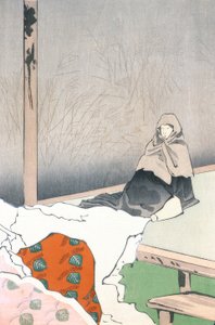 Die Tänzerin Hotoke Gozen bei Gioji بواسطة كيوشيكا كوباياشي