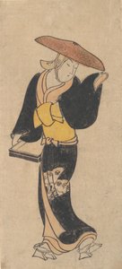 الممثل سانجو كانتارو كراهبة بوذية متجولة ، كاليفورنيا. 1715. بواسطة كوندو كيوهارو