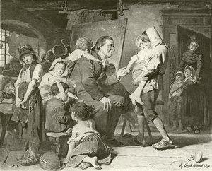 Pestalozzi ، صديق الأطفال (الحفر)