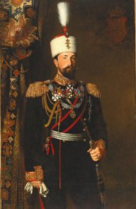 صورة للأمير الإسكندر الأول ملك بلغاريا 1857-1893 ، 1881.