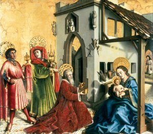 العشق من المجوس ، ج 1444 (تمبرا على لوحة)