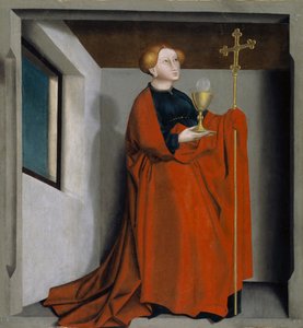 إكليسيا من Heilspiegel Altarpiece ، c.1435 (وسائط مختلطة على لوحة البلوط)