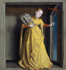 كنيس من Heilspiegel Altarpiece ، c.1435 (وسائط مختلطة على لوحة البلوط)