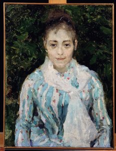 صورة للفنانة Maria Yakuntchikova Weber (1870-1902) (صورة للفنان M.Yakunchikova Weber). رسم قسطنطين أليكسييفيتش كوروفين (1861-1939) أعماله بواسطة كونستانتين ألكسيفيتش كوروفين