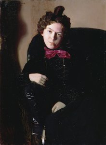صورة آنا بتروفنا أوستروموفا ليبيديفا (1871-1955) 1901 (زيت على قماش) بواسطة كونستانتين أندرييفيتش سوموف