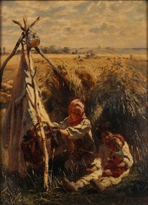 الأطفال في الحقول ، 1870 بواسطة كونستانتين إيجوروفيتش ماكوفسكي