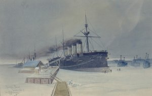 طراد مدرع روسيا ، 1897 بواسطة كونستانتين فاسيليفيتش إيزنبرغ