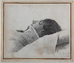 ديميتري فينيفيتينوف 1805-1827 على فراش الموت ، 1827 بواسطة كونستانتين ياكوفليفيتش افاناسييف