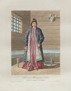 فتاة التتار. من شعوب روسيا ، 1812