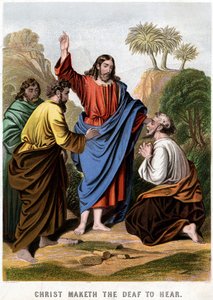 المسيح يجعل الصم يسمعون ، 1860