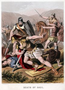 موت شاول وحامل سلاحه في معركة مع الفلسطينيين 1870