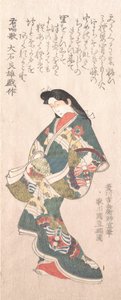 مجموعة مطر الربيع Harusame shu، vol. 1: مومس على طراز جينروكو ، ربما 1810. بواسطة كونيناو