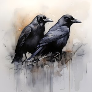منظر لغرابين صحيحين تشريحياً 1