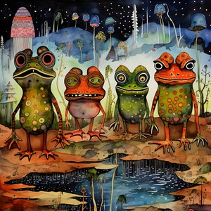 رسم بالألوان المائية والحبر لصفحة كاملة بواسطة Froeschen 4