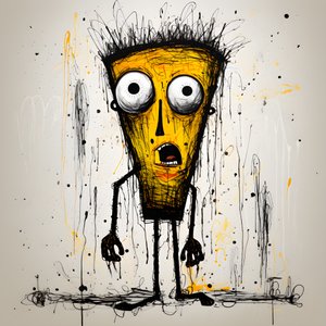 شخصية كرتونية صفراء 1