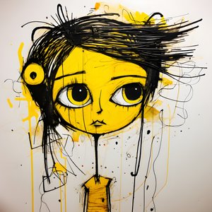 شخصية كرتونية صفراء 2