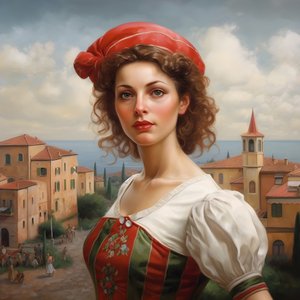 امرأة إيطالية 4