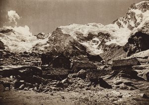 إيطاليا: مونتي روزا (صورة b / w) بواسطة كيرت هيلشر