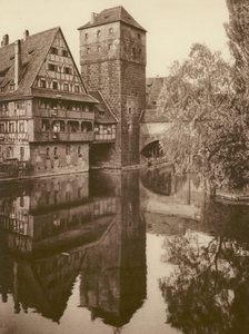 نورنبرغ ، دير هنكرستيج ؛ نورمبرغ ، "Henkersteg" (b / w photo) بواسطة كيرت هيلشر