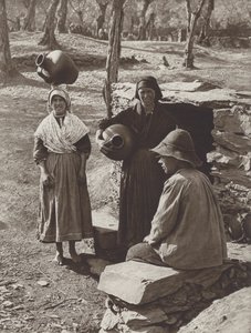 إسبانيا: Hurdanos عند البئر (b / w photo) بواسطة كيرت هيلشر