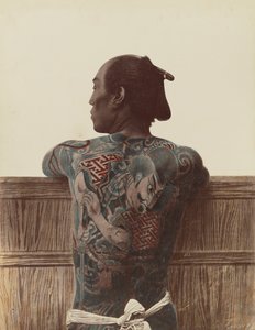 الوشم الياباني ، c.1880