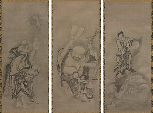 Hotei مع Daoist Immortals