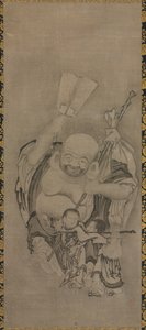 Hotei مع Daoist Immortals: Hotei، c. 1575-1600.