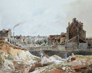 مونمارتر في عام 1833 بواسطة Goblain (المحاجر) بواسطة لام جوبلين