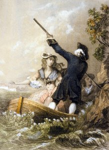 رسم توضيحي من "جولي أو الحلوة الجديدة" ، ص 1852 بواسطة لاكور لاستودييه