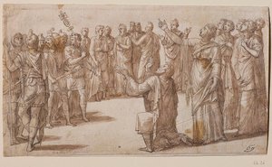 أغسطس و Tiburtine Sibyl ، حوالي 1547.