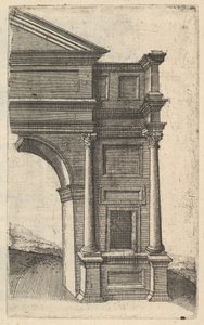 نصف قوس [بورتا أنتوني] من سلسلة "Ruinarum variarum fabricarum delineate ...، 1554