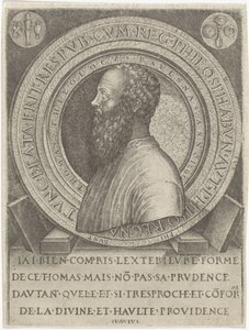 عالم فقه اللغة Portret van Thomas van Ravenna