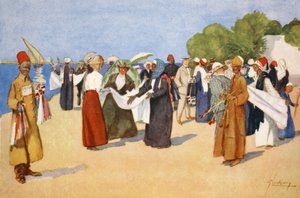 صيد الصفقات ، من "الجانب المضيء لمصر" ، 1908 بواسطة لانس ثاكيراي