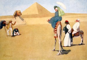 "الوضع في الأهرامات" ، 1908.