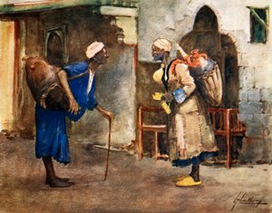 "لقاء المياه" ، 1908. بواسطة لانس ثاكيراي