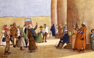 صفين في المعبد ، من "الجانب المضيء لمصر" ، 1908