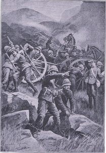 مسدس انقلب على سفح التل ، من بعد بريتوريا: حرب العصابات التي نشرتها Harmsworth Bros Limited ، 1901 بواسطة لانسلوت سبيد